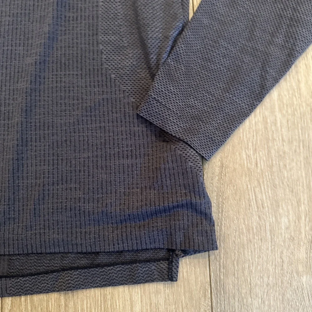 Nike Dri-Fit Tech Knit Running Men's Long Sleeve T-Shirt Training Gray Small